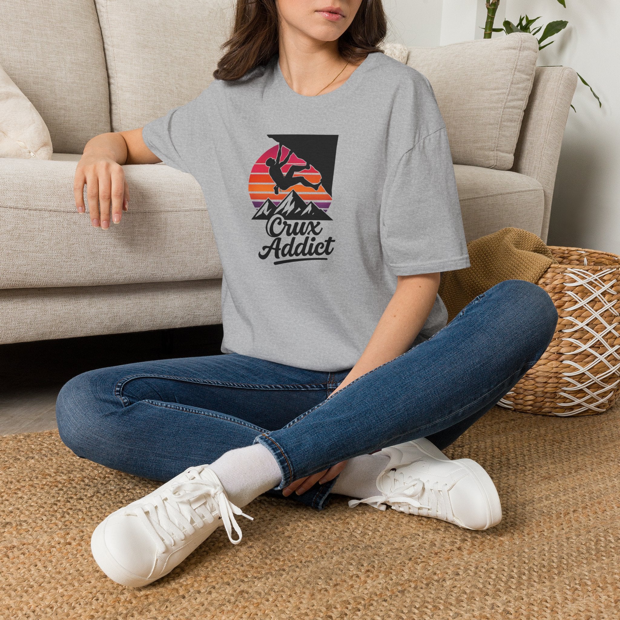 Sunset Climber Silhouette T-Shirt