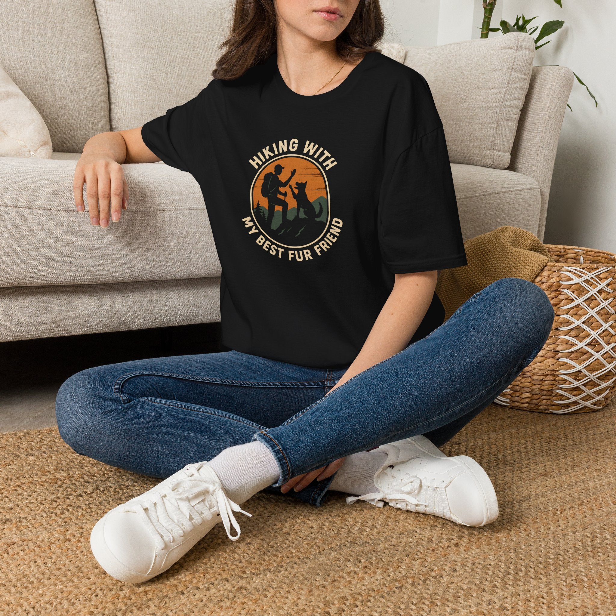 Hiking With Fur Friend T-Shirt