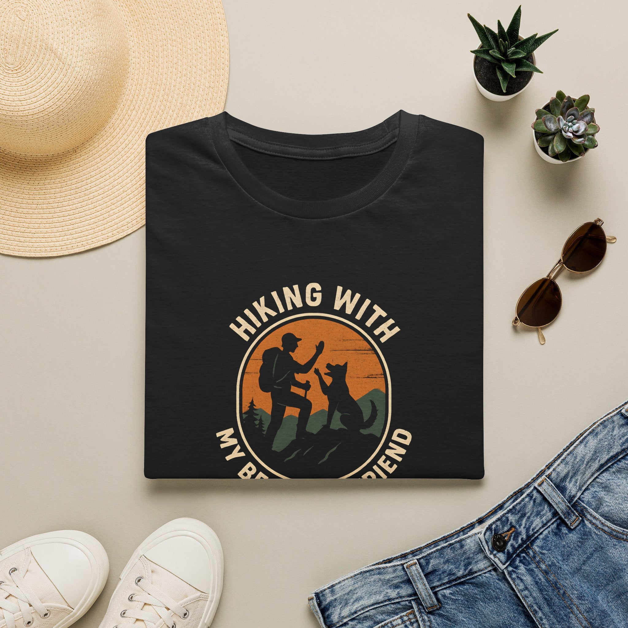 Hiking With Fur Friend T-Shirt