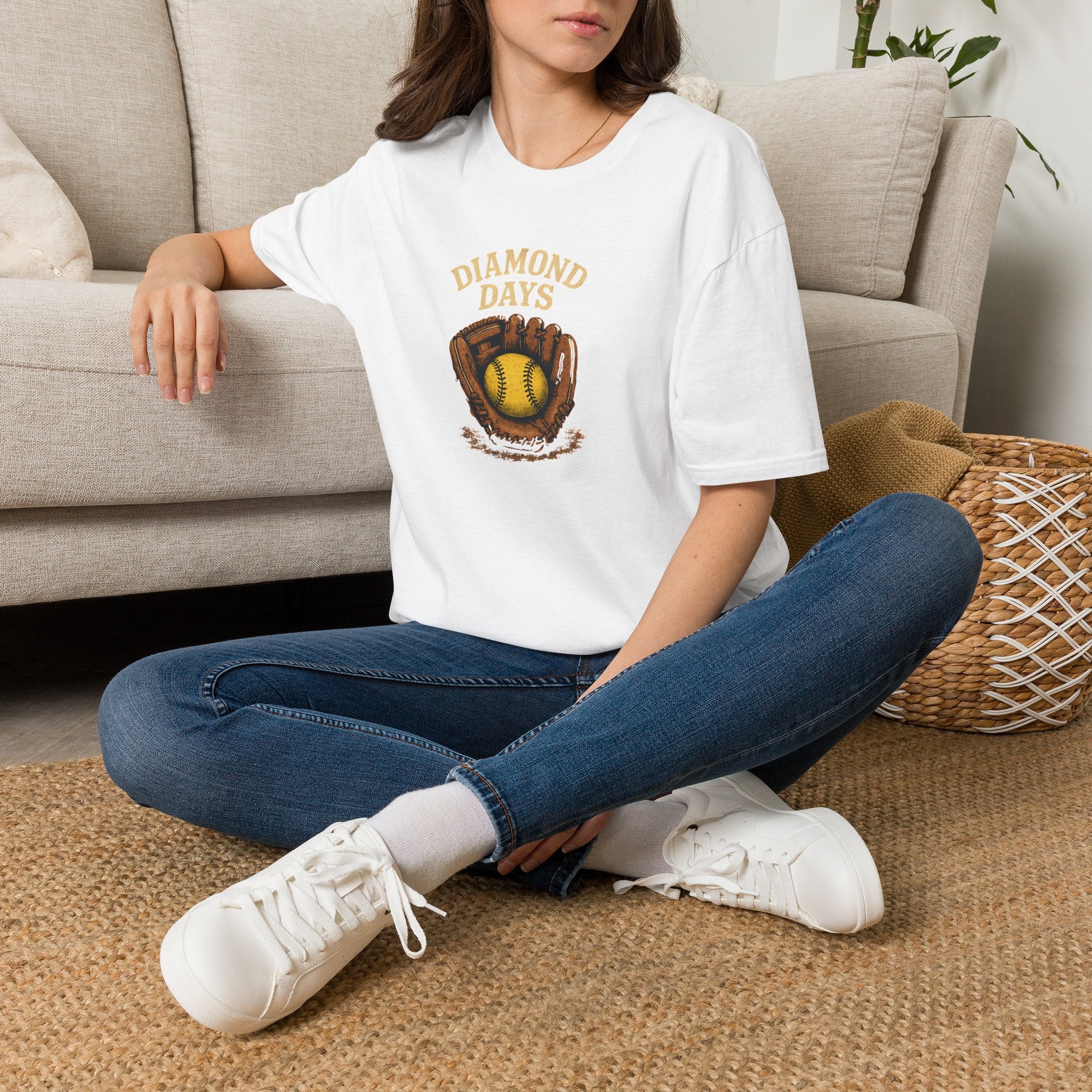 Baseball Glove with Ball T-Shirt