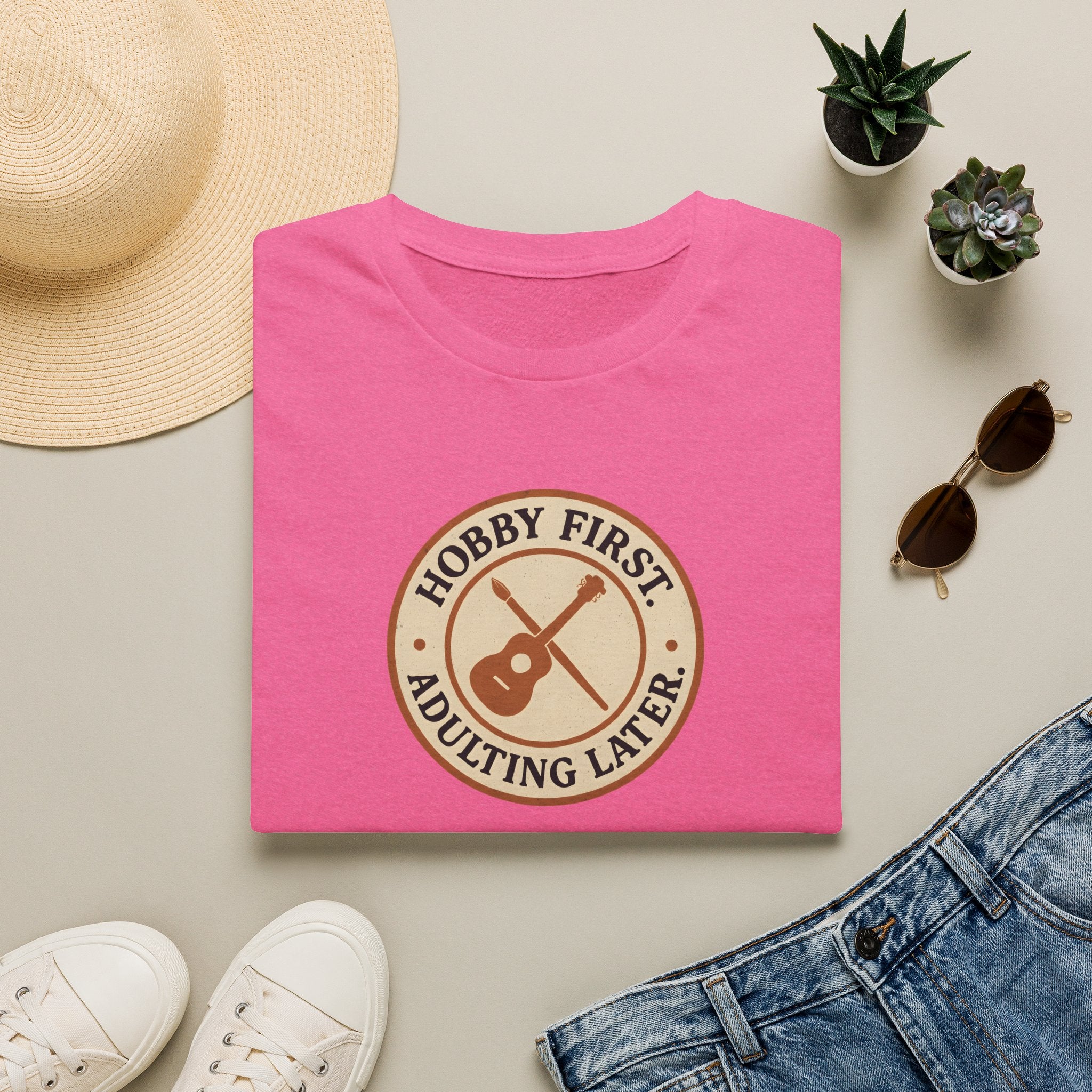 Hobby First Adulting Later T-Shirt