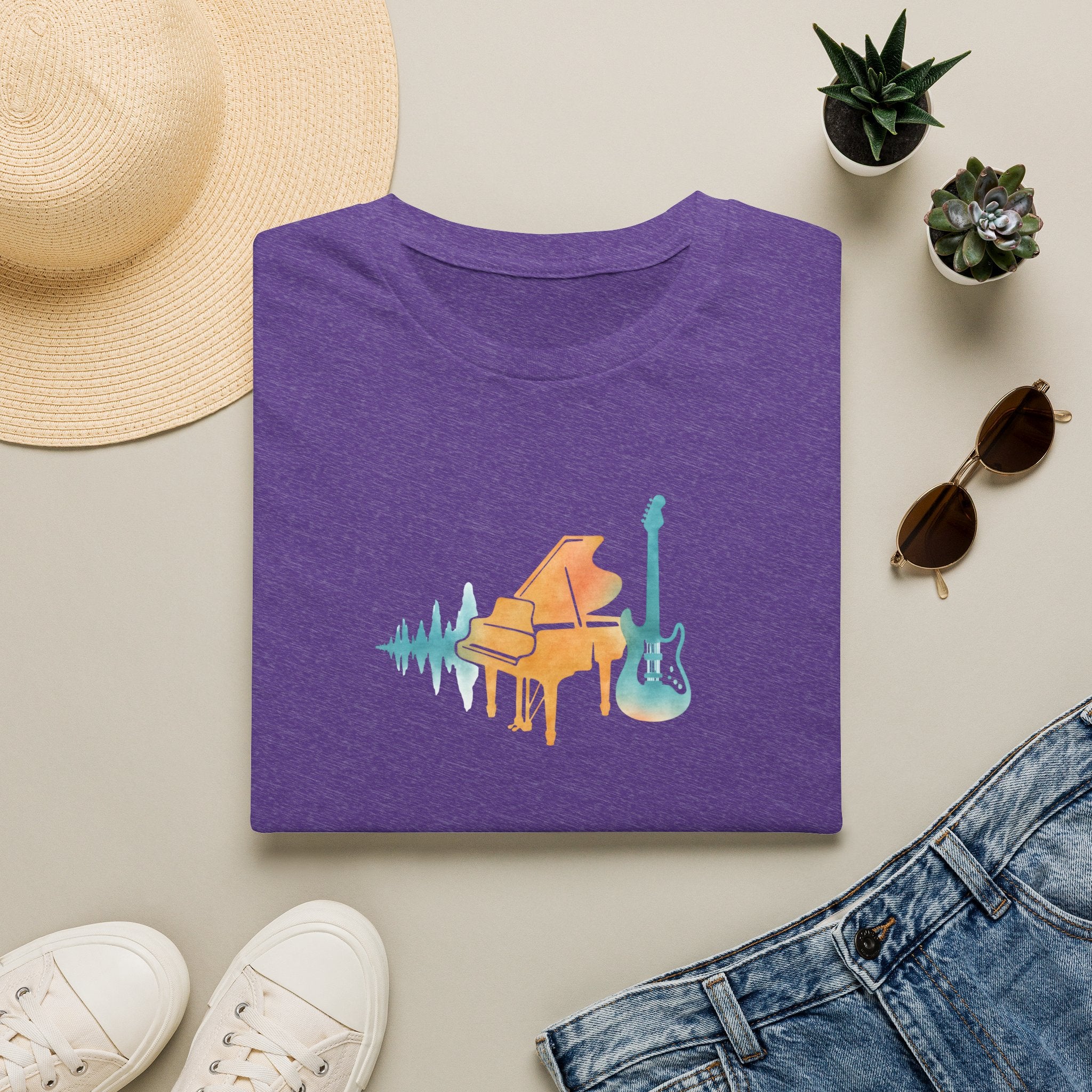 Piano and Guitar T-Shirt