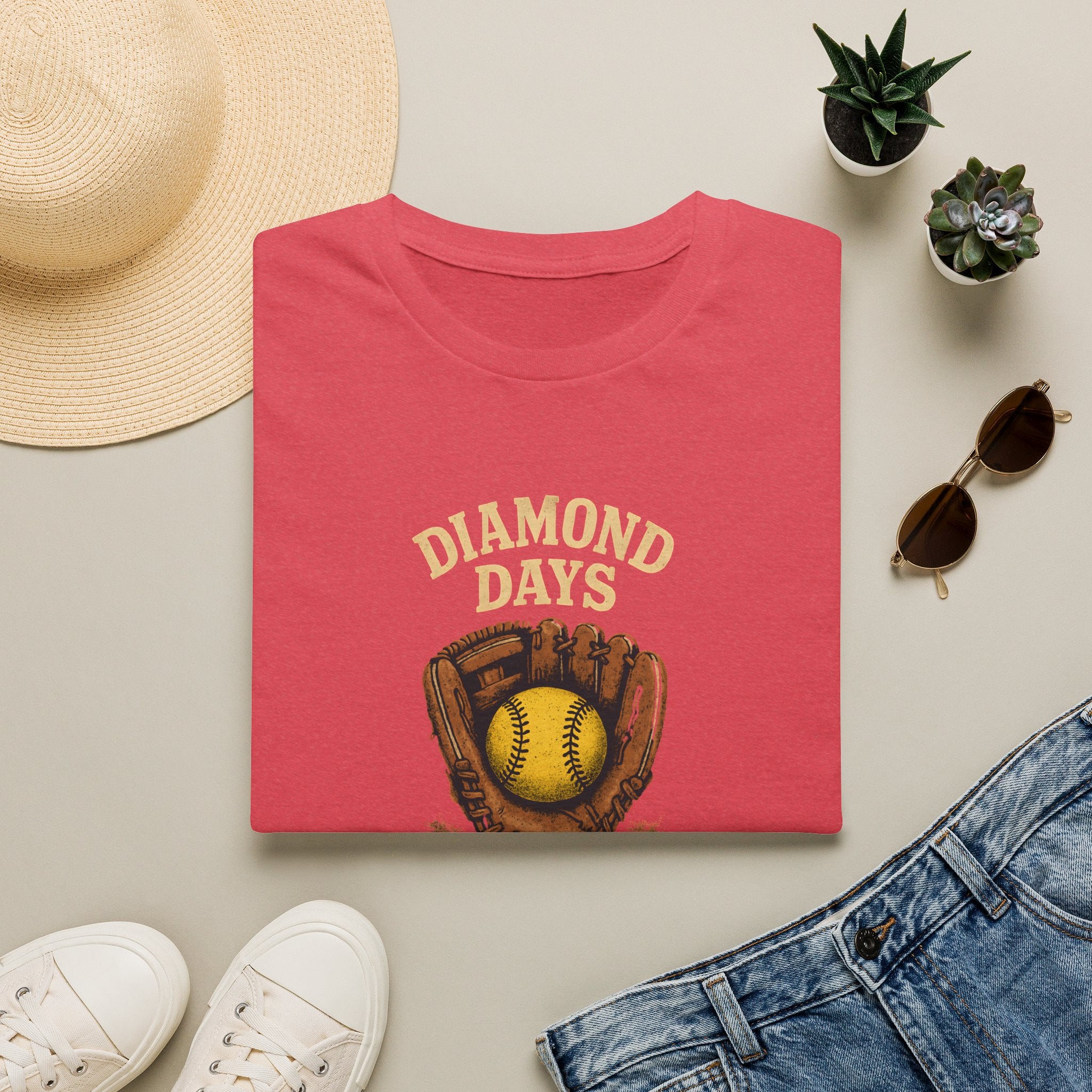 Baseball Glove with Ball T-Shirt