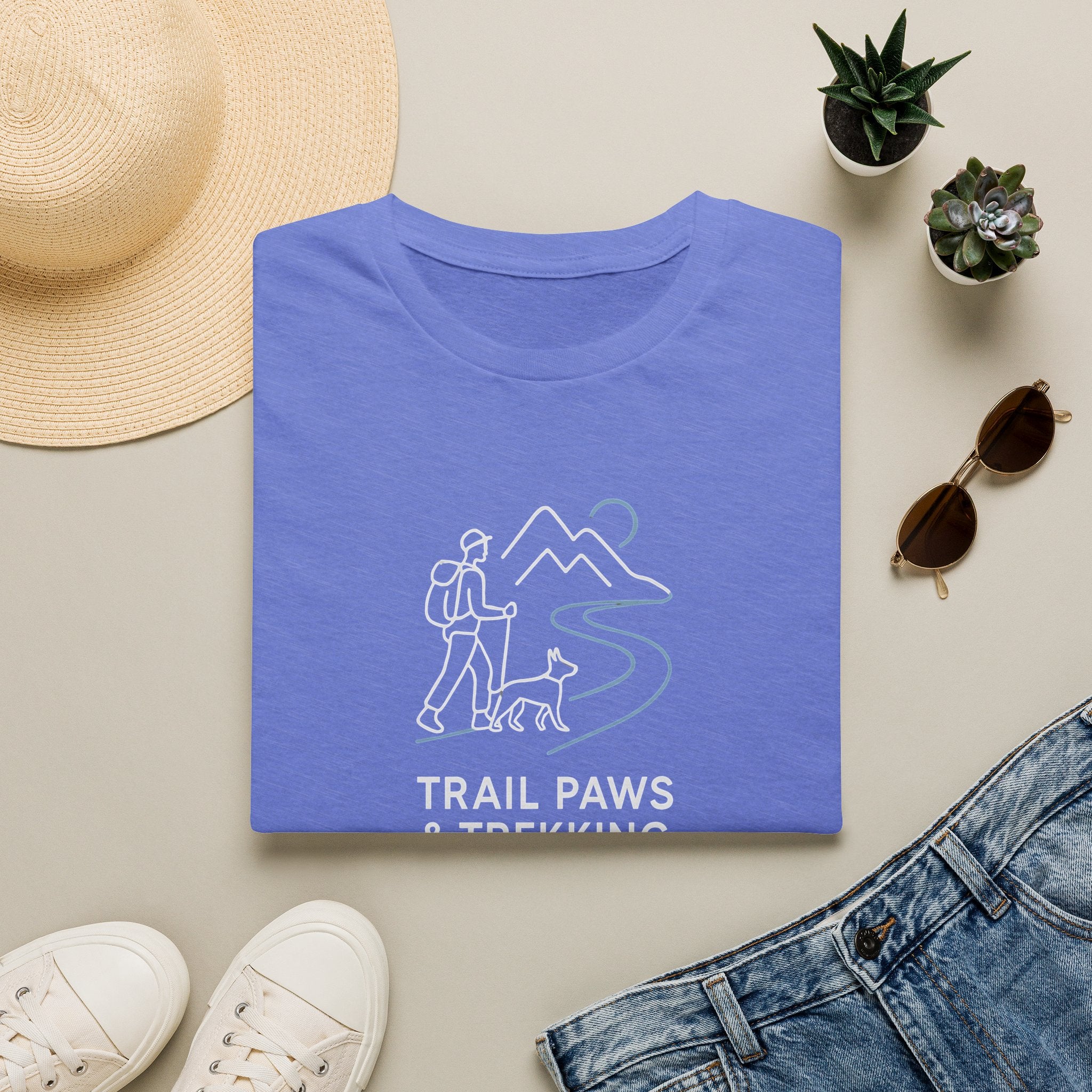 Trail Paws Trekking Boots T-Shirt