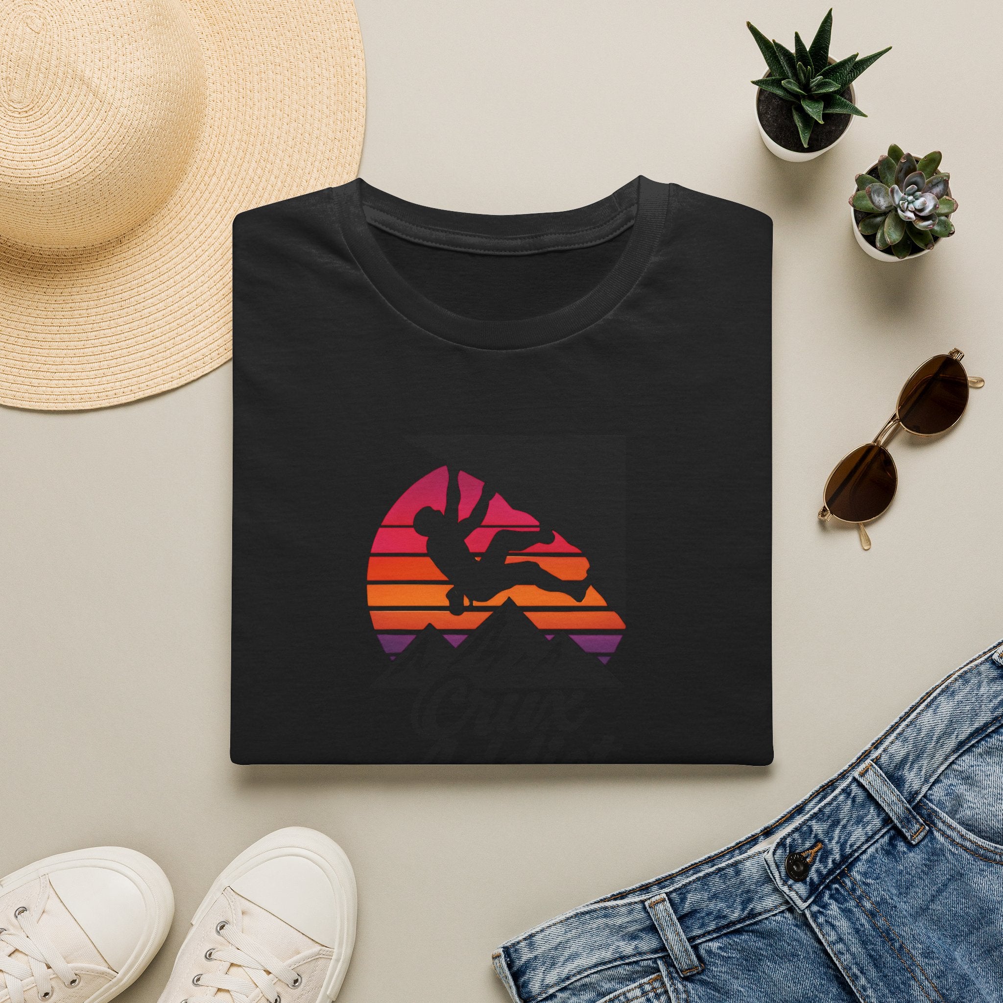 Sunset Climber Silhouette T-Shirt