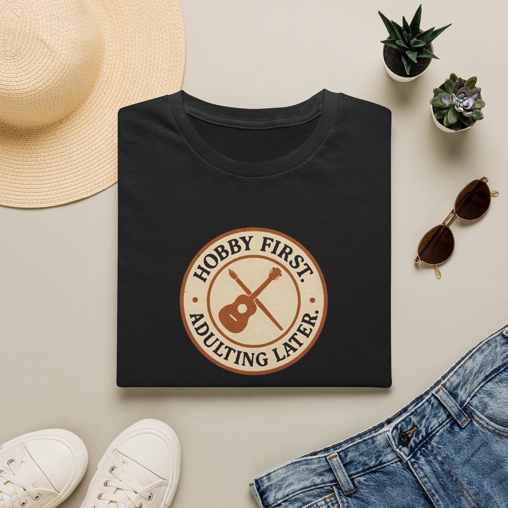 Hobby First Adulting Later T-Shirt