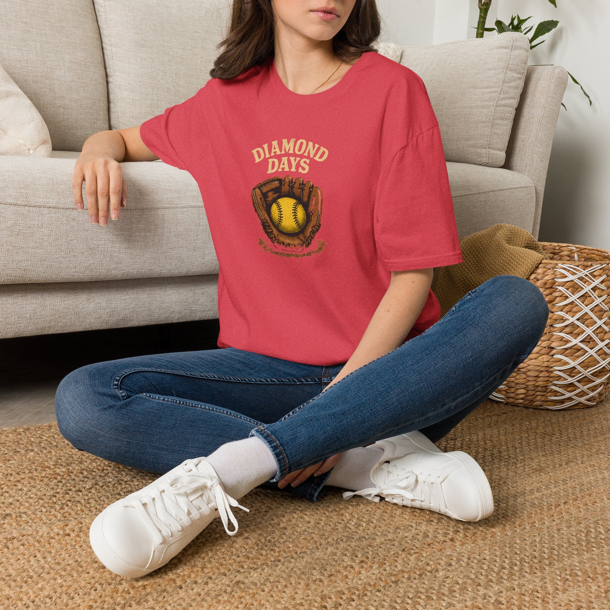 Baseball Glove with Ball T-Shirt