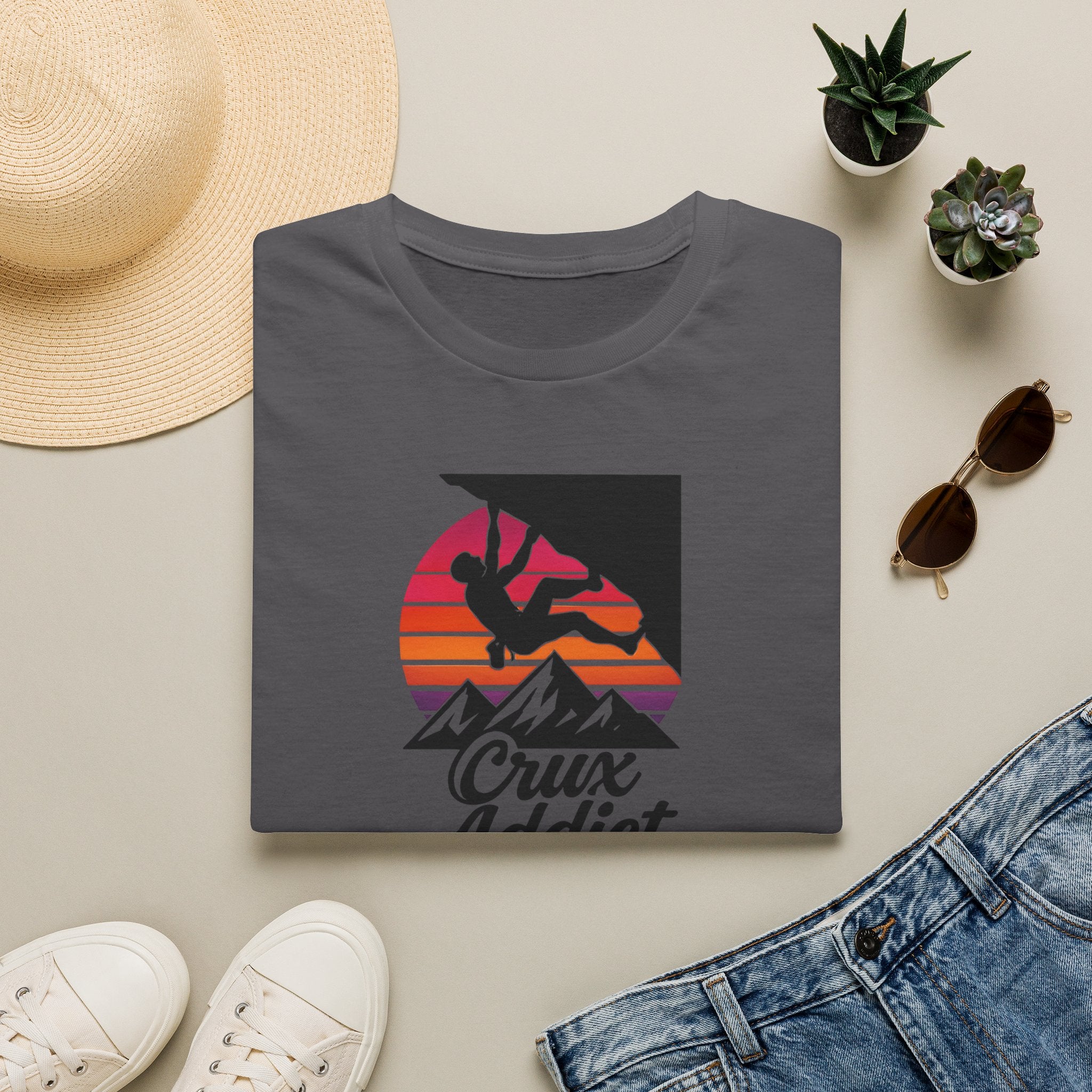 Sunset Climber Silhouette T-Shirt