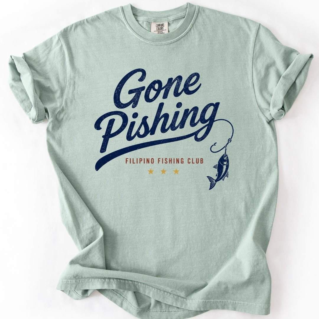 Gone Pishing Filipino Fishing Club T-shirt