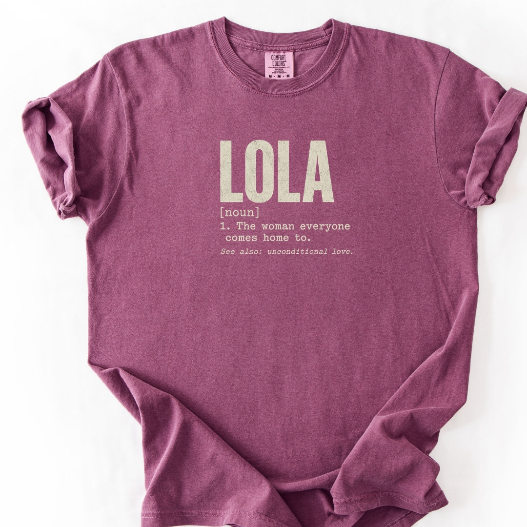 Lola Filipino Grandma Definition T-Shirt