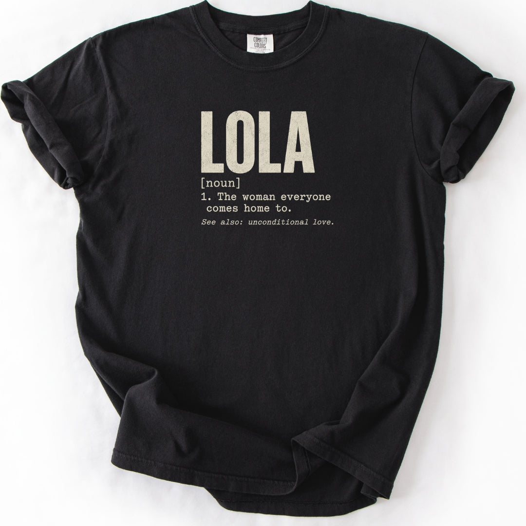 Lola Filipino Grandma Definition T-Shirt