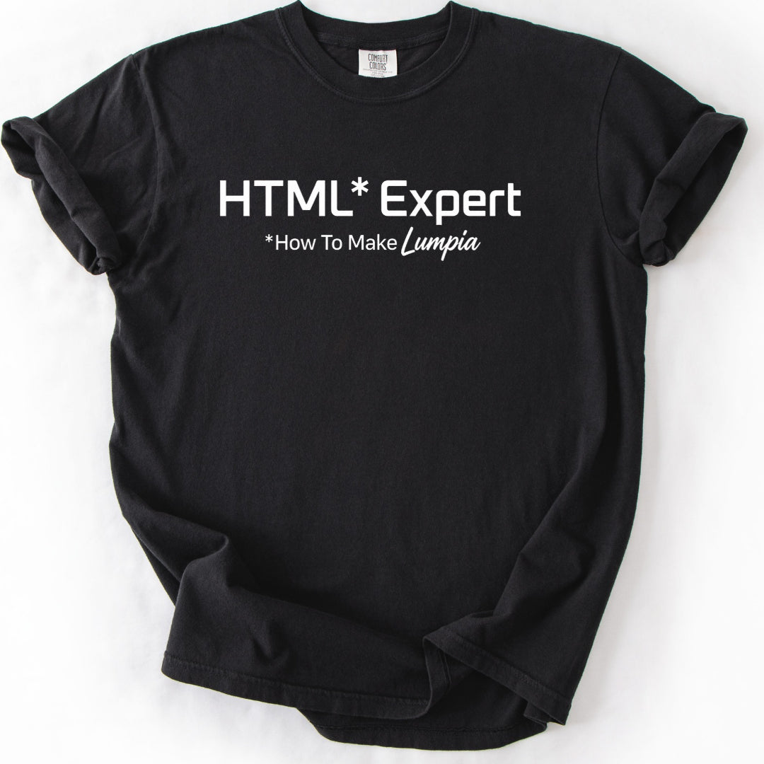 HTML Expert Filipino Lumpia T-Shirt