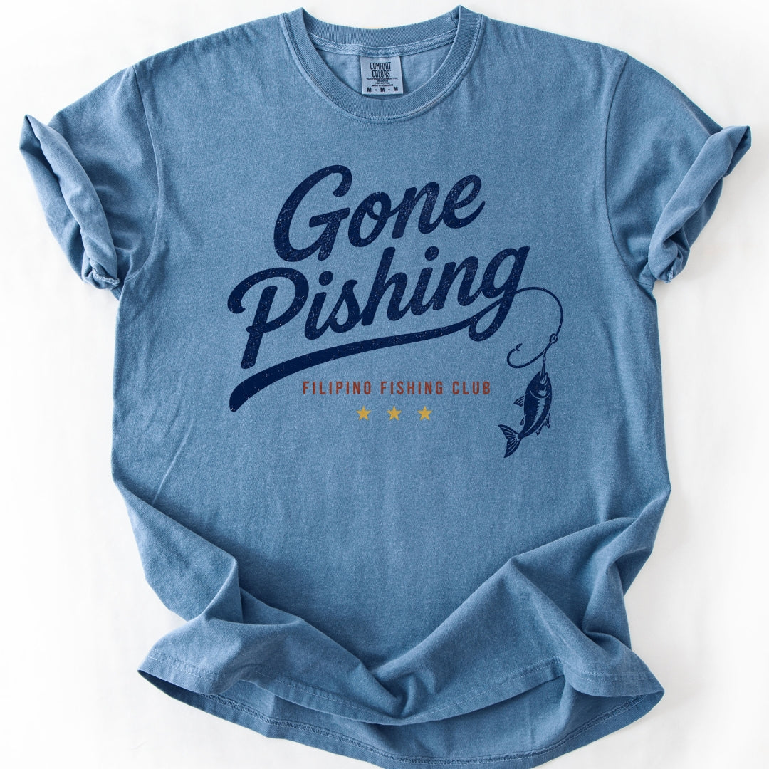 Gone Pishing Filipino Fishing Club T-shirt