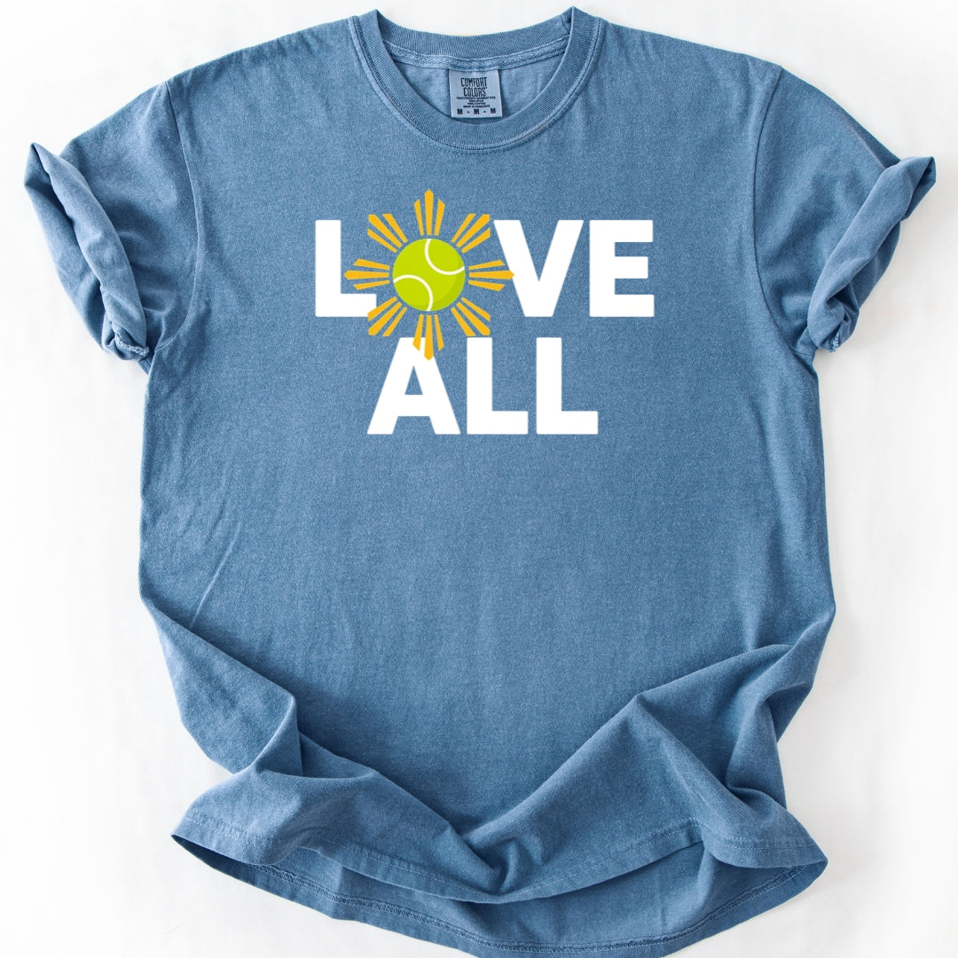 Love All Filipino Sun Tennis T-Shirt