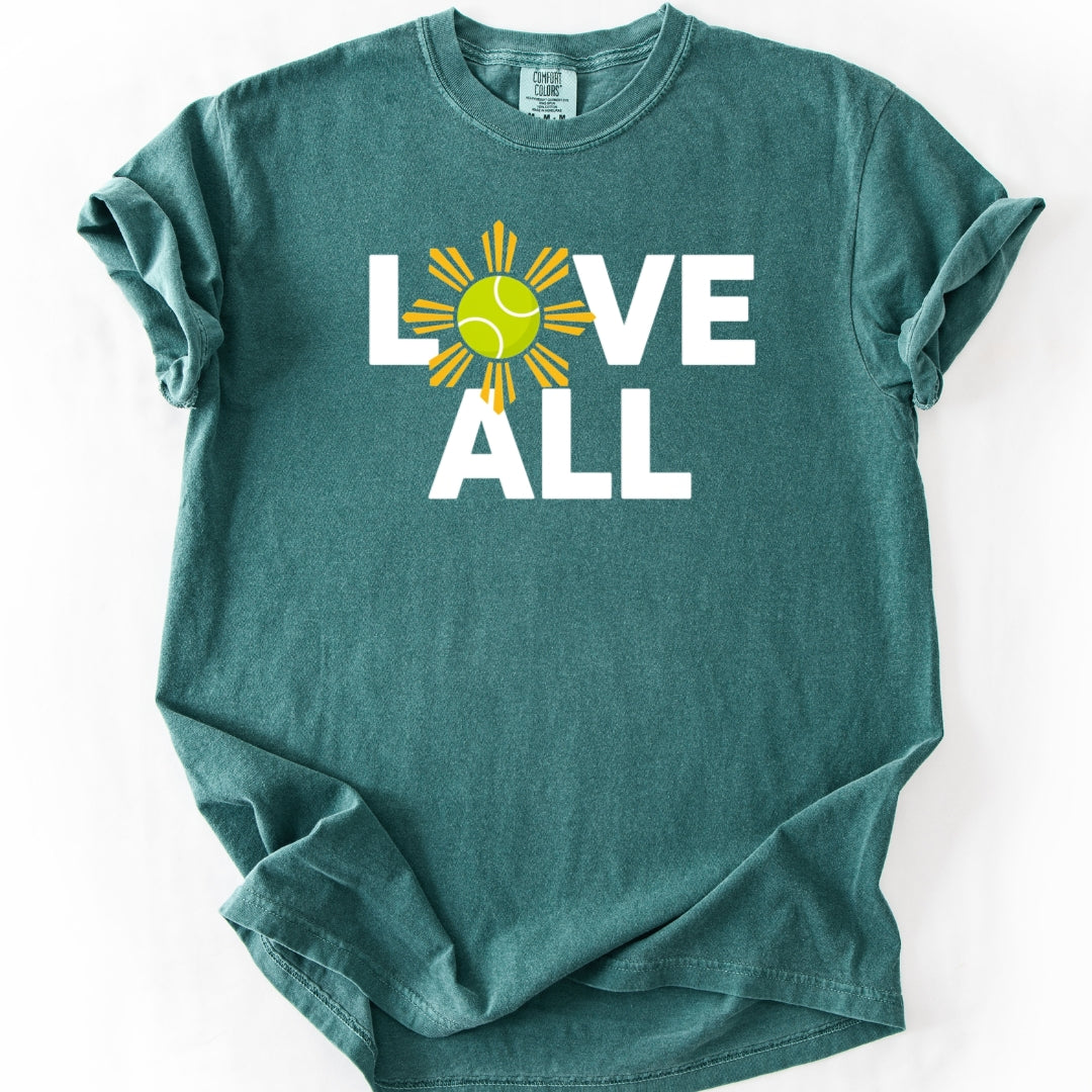 Love All Filipino Sun Tennis T-Shirt