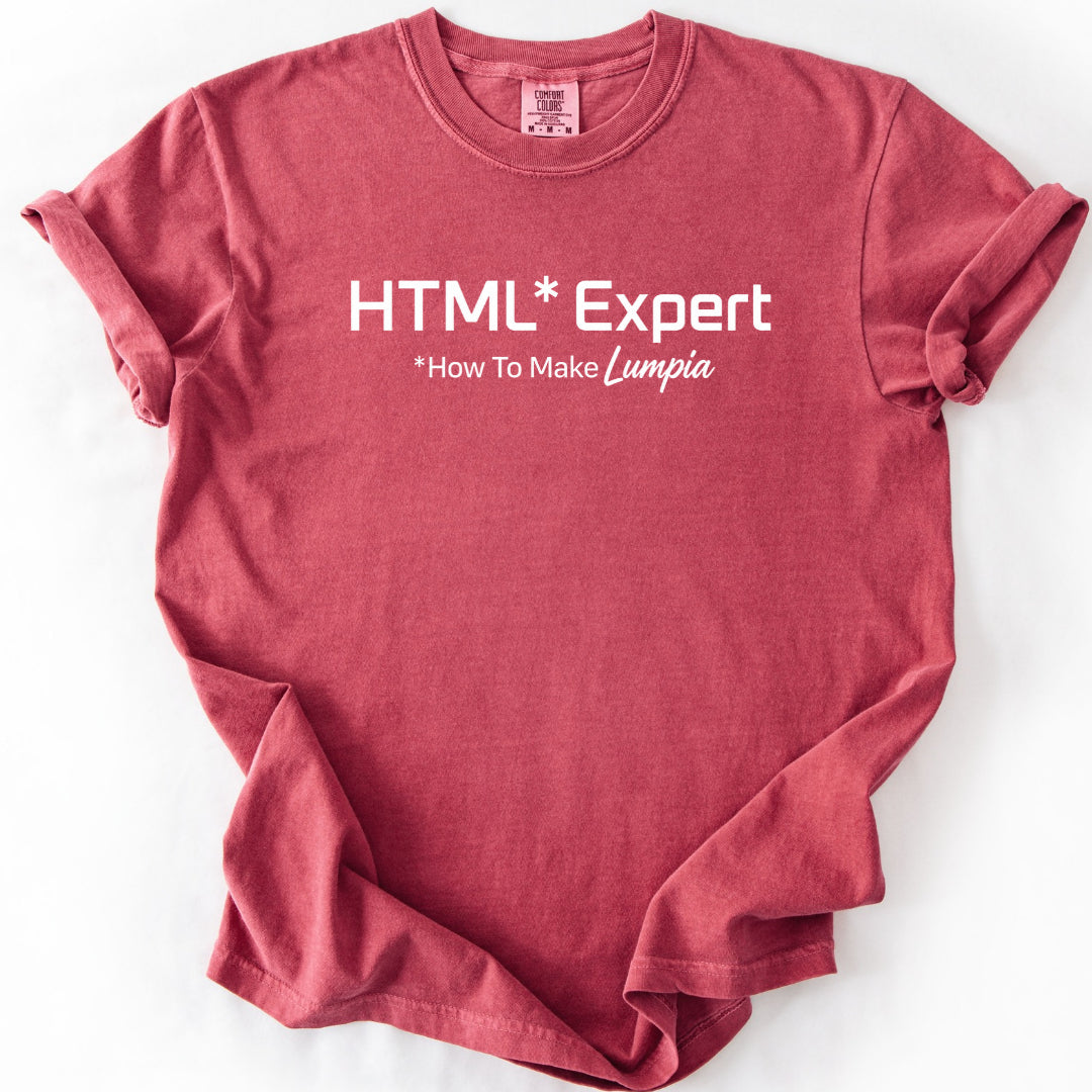 HTML Expert Filipino Lumpia T-Shirt