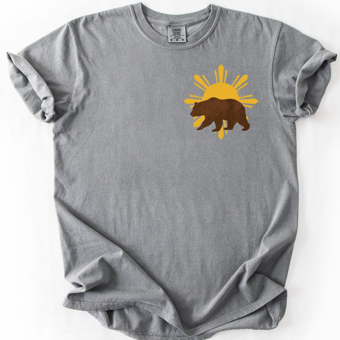 California Filipino Golden State Bear & Philippine Sun T-Shirt