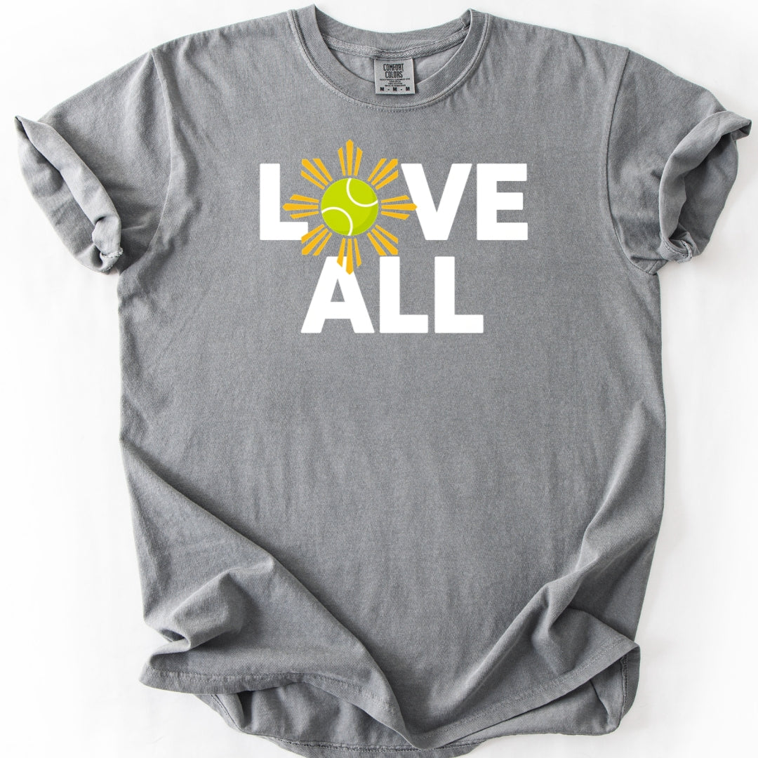 Love All Filipino Sun Tennis T-Shirt