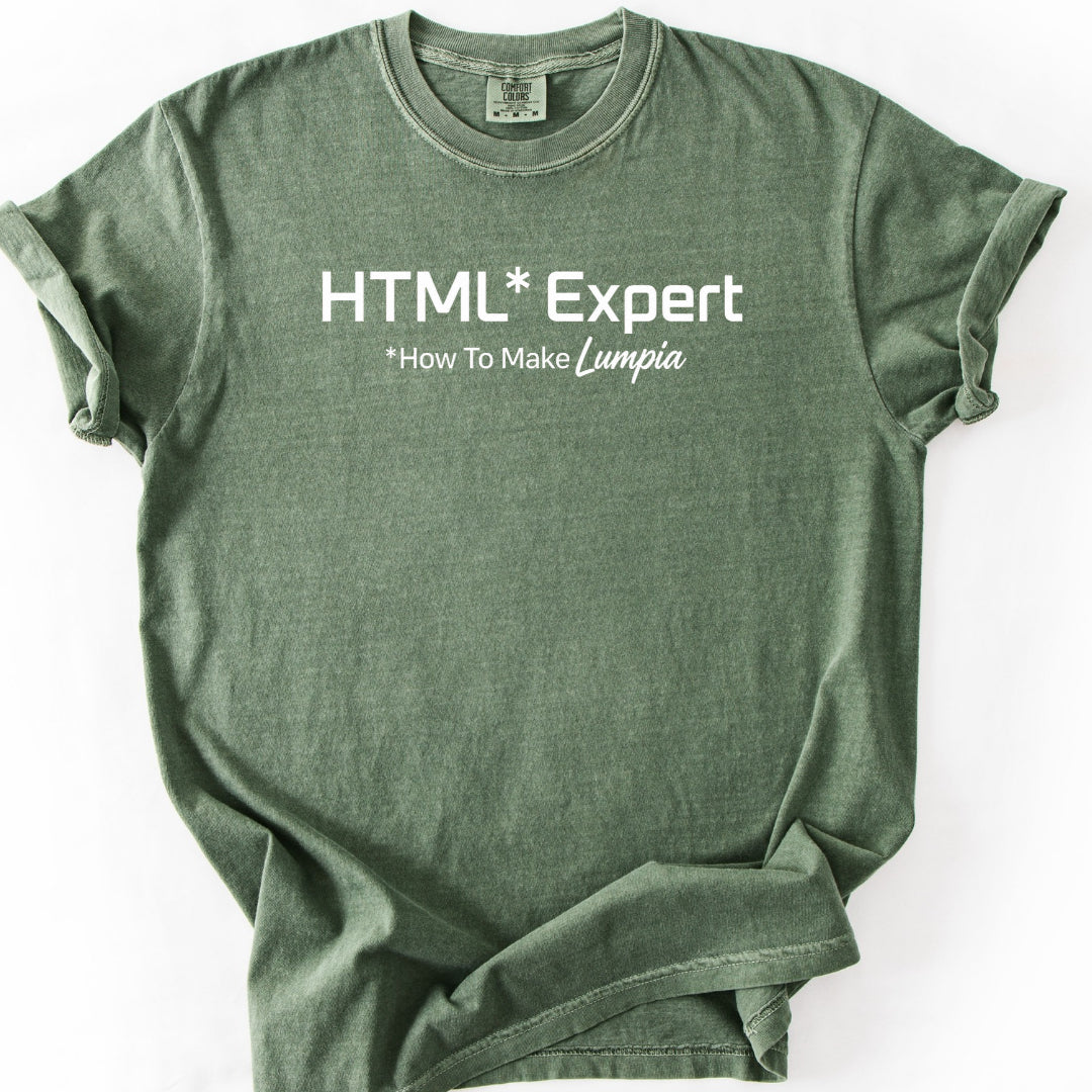 HTML Expert Filipino Lumpia T-Shirt