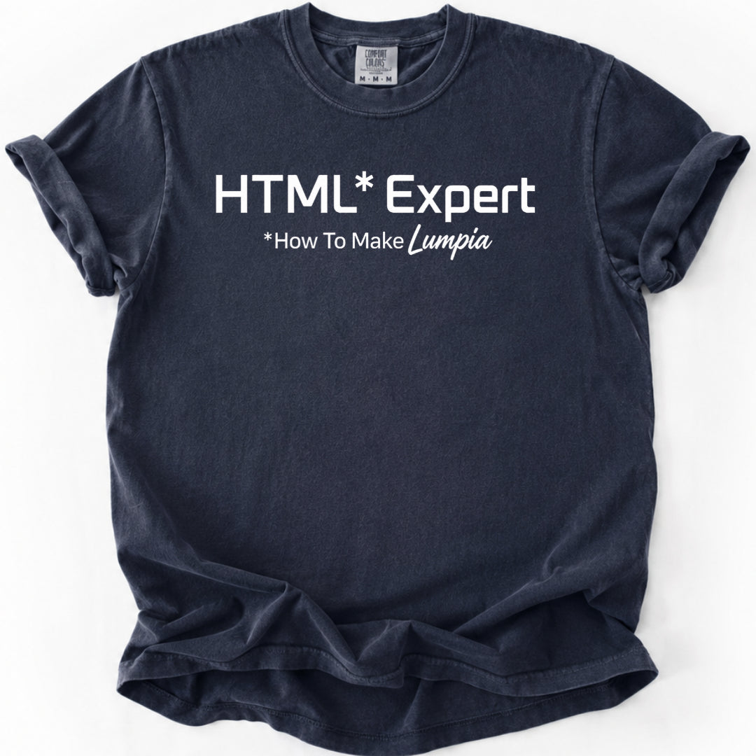 HTML Expert Filipino Lumpia T-Shirt