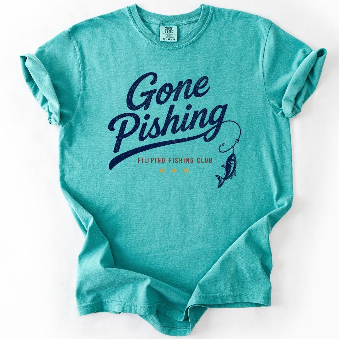 Gone Pishing Filipino Fishing Club T-shirt