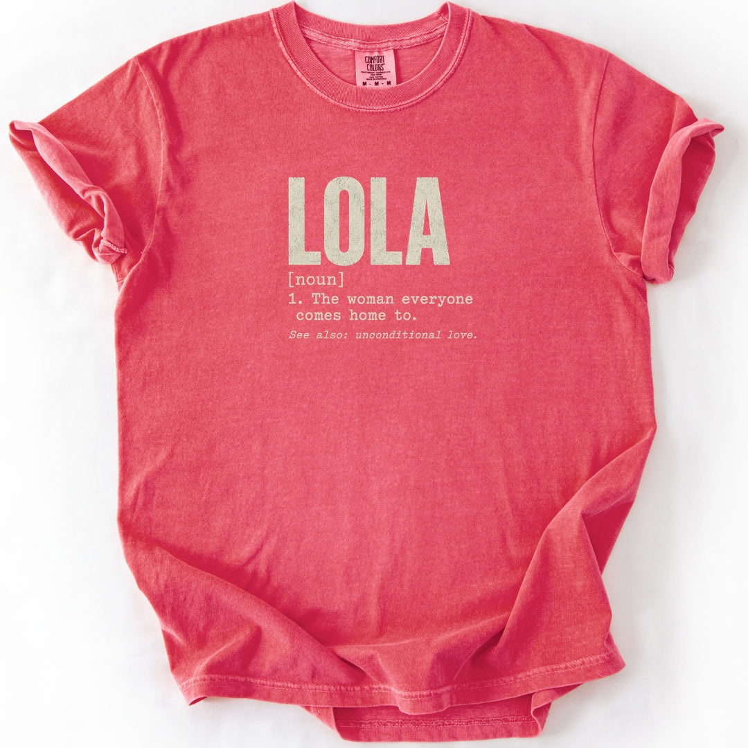 Lola Filipino Grandma Definition T-Shirt